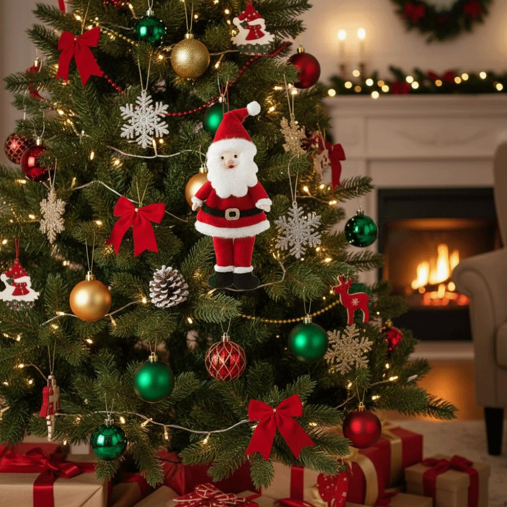 Exquisite Santa Claus Hanging Pendant Creative Xmas Hanging Decoration Christmas Tree Decor