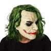 Maska Jokera Klauna Strašidelná Halloweenská Latexová Maska Pro Cosplay Kostýmové Rekvizity Celá Hlava