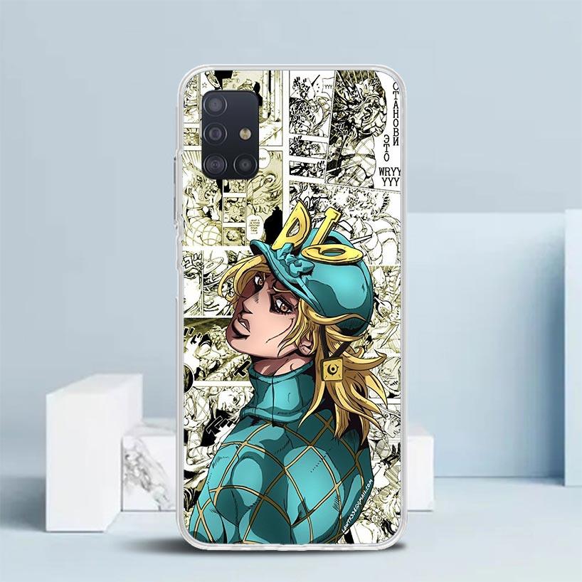 

JoJo Adventure Дио Диего Брандо Мягкий чехол для Samsung Galaxy A12 A22 A32 A52 A72 A02S Чехол для телефона Note 20 Ultra 10 S10 Plus A51 Samsung S10