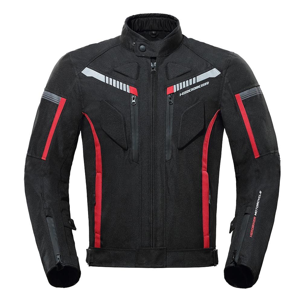 HEROBIKER Waterproof Motorcycle Jacket Man Racing Jacket Wearable Motorcycle Pants Moto Clothing With EVA Protection