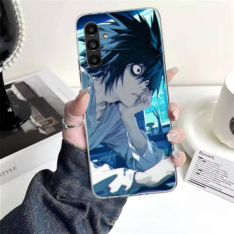 N-Note D-Death L Lawliet Phone Case For Samsung Galaxy A13 A14 A15 A16 A17 A53 A54 A55 A56 A57 A33 A34 A35 A36 A37 A23 A24 A25 A