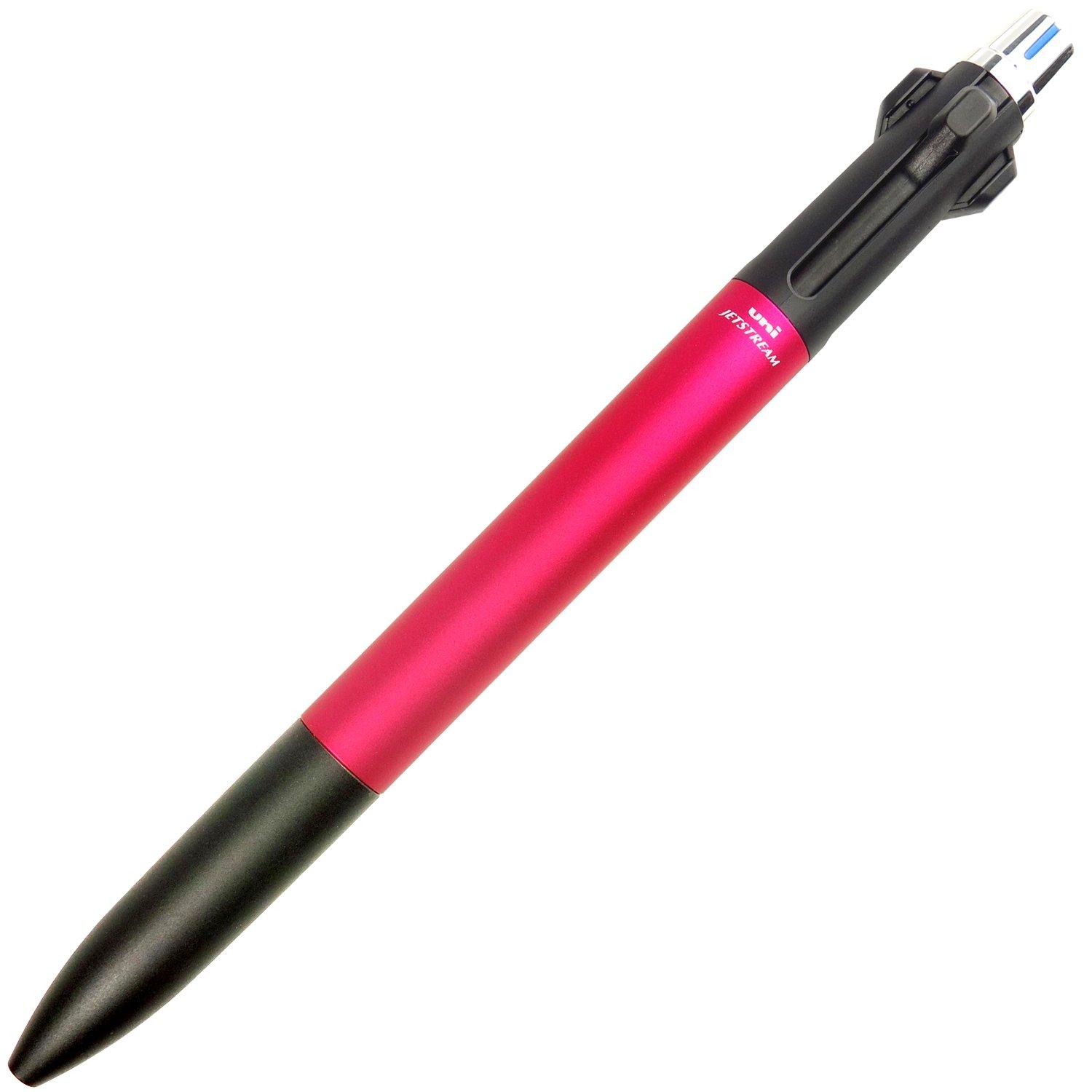 Шариковая ручка Mitsubishi Pencil Jetstream Prime Черно-розовая SXE3300005B13 3 цвета 0,5