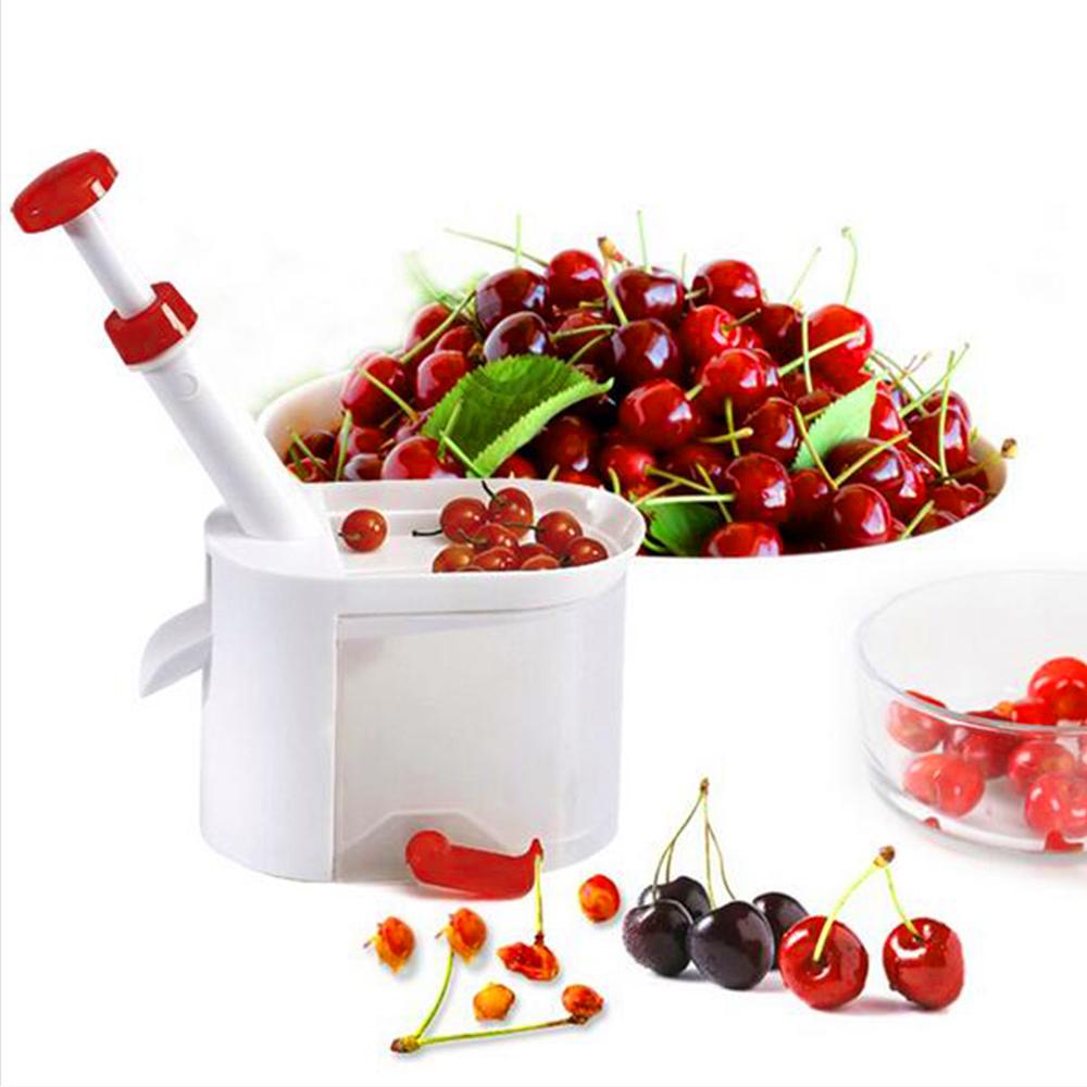 Cherry Olive Pitter Seed Remover Machine Cherry Corer With Container Stone Picker Kitchen Tools