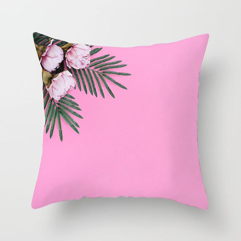 Ins Internet Celebrity Nordic Cactus Plant Peach Skin Car Sofa Pillow Cover Cushion Cover Home
