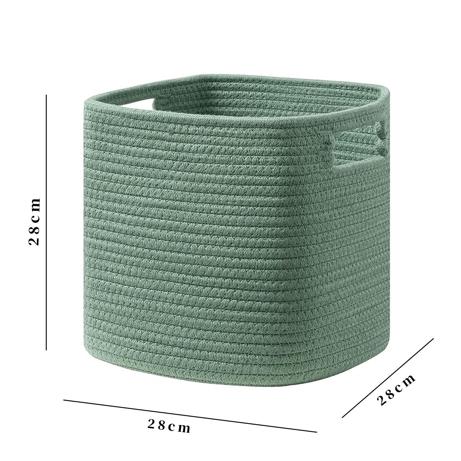 

Large Capacity Woven Cotton Laundry Hamper and Storage Basket