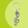 Pingente de Chaveiro Tema Musical Estilo Chaveiro Fone de Ouvido Pingente de Nota Musical Porta-Chaves Entusiastas de Esportes