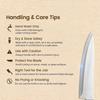 Galaxy 6-Piece Kitchen Knife Set with Wooden Case, High Carbon Stainless Steel, Silver