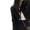 French Chic Pearl Button Tweed Skirt Set: Spring/Autumn 2026 Collection - Women's Round Neck Jacket & Short Skirt Two-Piece.