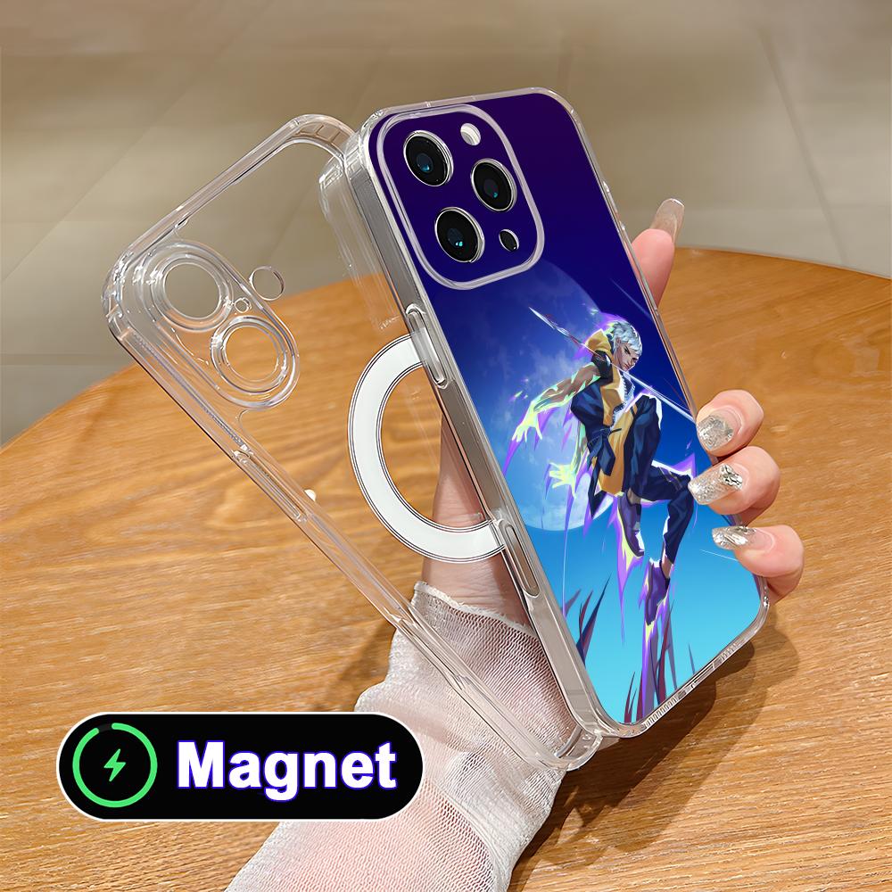 Valo Waylay Phone Case for iPhone 17 16 15 14 13 12 11 Air Pro Max Plus Mini Soft TPU Clear Magsafe Cover
