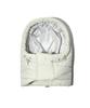 PEACE MAKER Ribbon Padded Hoodie Warmer (Grey)