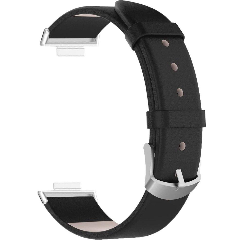 Lederarmband für Huawei Watch Fit 2, Schwarz
