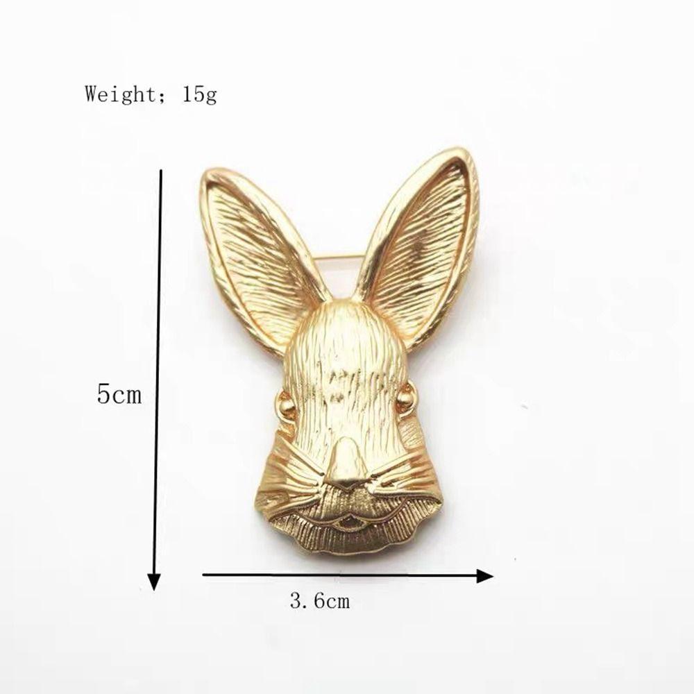 Pins New Year Brooches Chinese Style Brooches Rabbit Brooches Metal Brooches Badges Pin Korean Pin