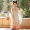 Anneyol Girls' Pink Hanfu Summer Princess Dress