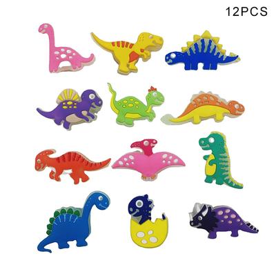 12Pcs leuchtende Dinosaurier Schuh Charms PVC Neuheit Dekoration Geschenk Schuh Zubehör
