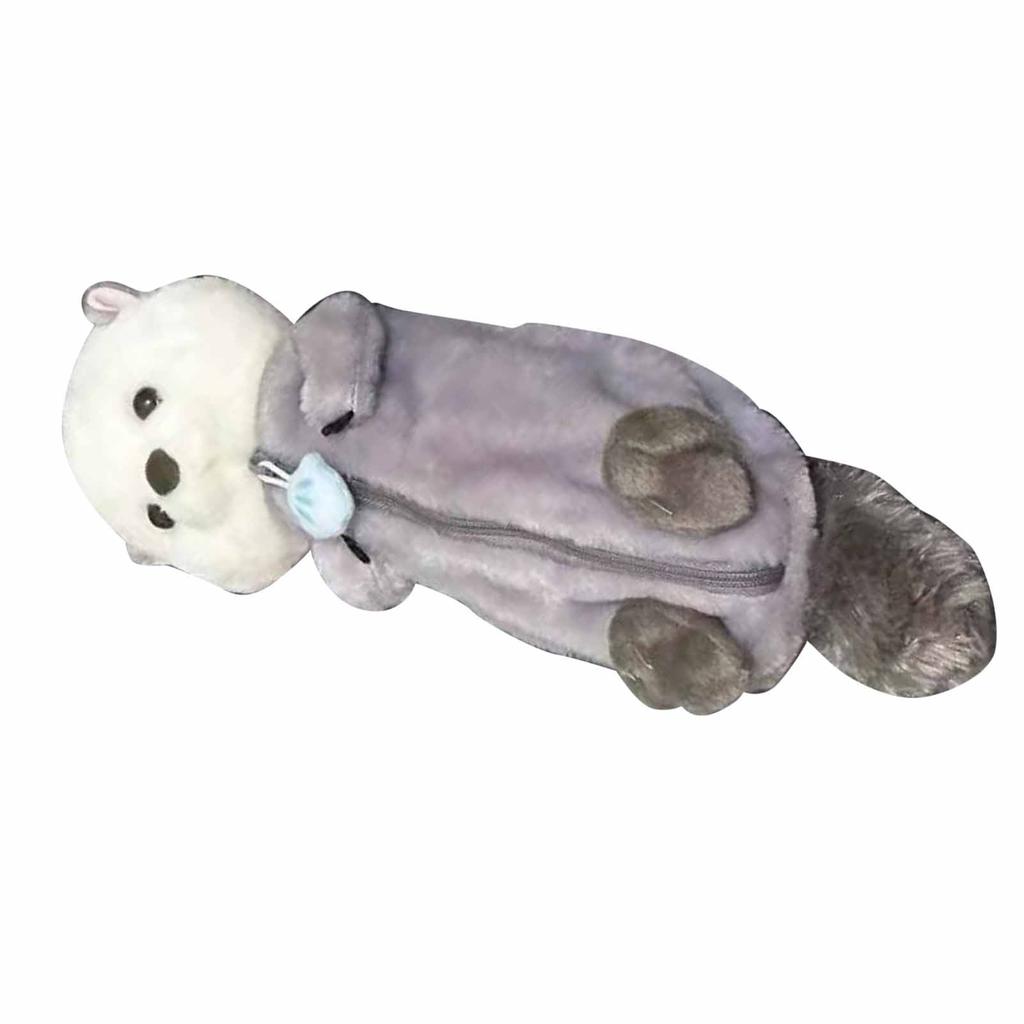 Plush Doll Pencil Case 3D Stuffed Pencil Box Soft Animal Stationery Bag Kids Stationery Bags