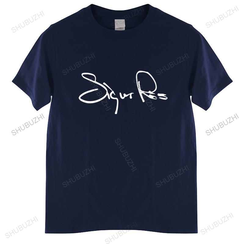 

summer t-shirt men brand teeshirt Sigur Ros Rock Band Logo T-Shirt Bw Size Xs-3Xl Harajuku Mens T-shirt Euro size TOPS 4XL
