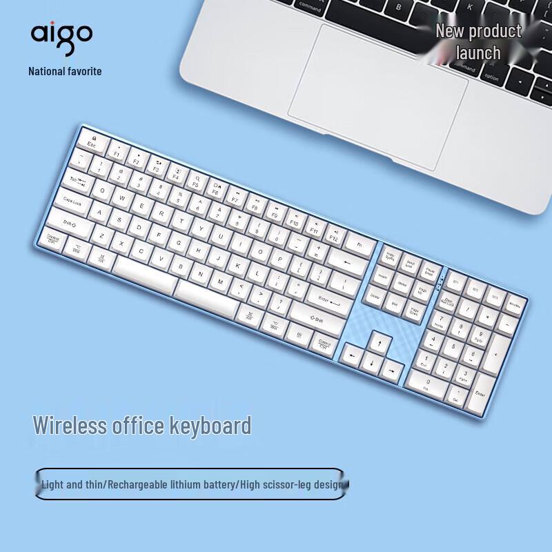 

aigo V610 Silent Wireless Bluetooth Keyboard