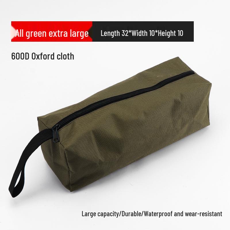 Heavy-Duty Canvas Tool Bag with Multifunctional Oxford Cloth for Electricians
