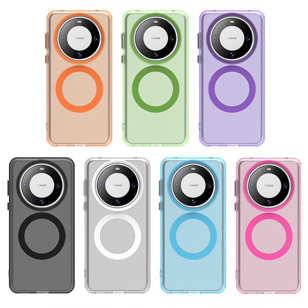 Magsafe Matte Phone Case For Huawei Mate 60 60 Pro 60 Pro+ Protective Case For Magnetic Wireless Charging Shockproof Back Cover