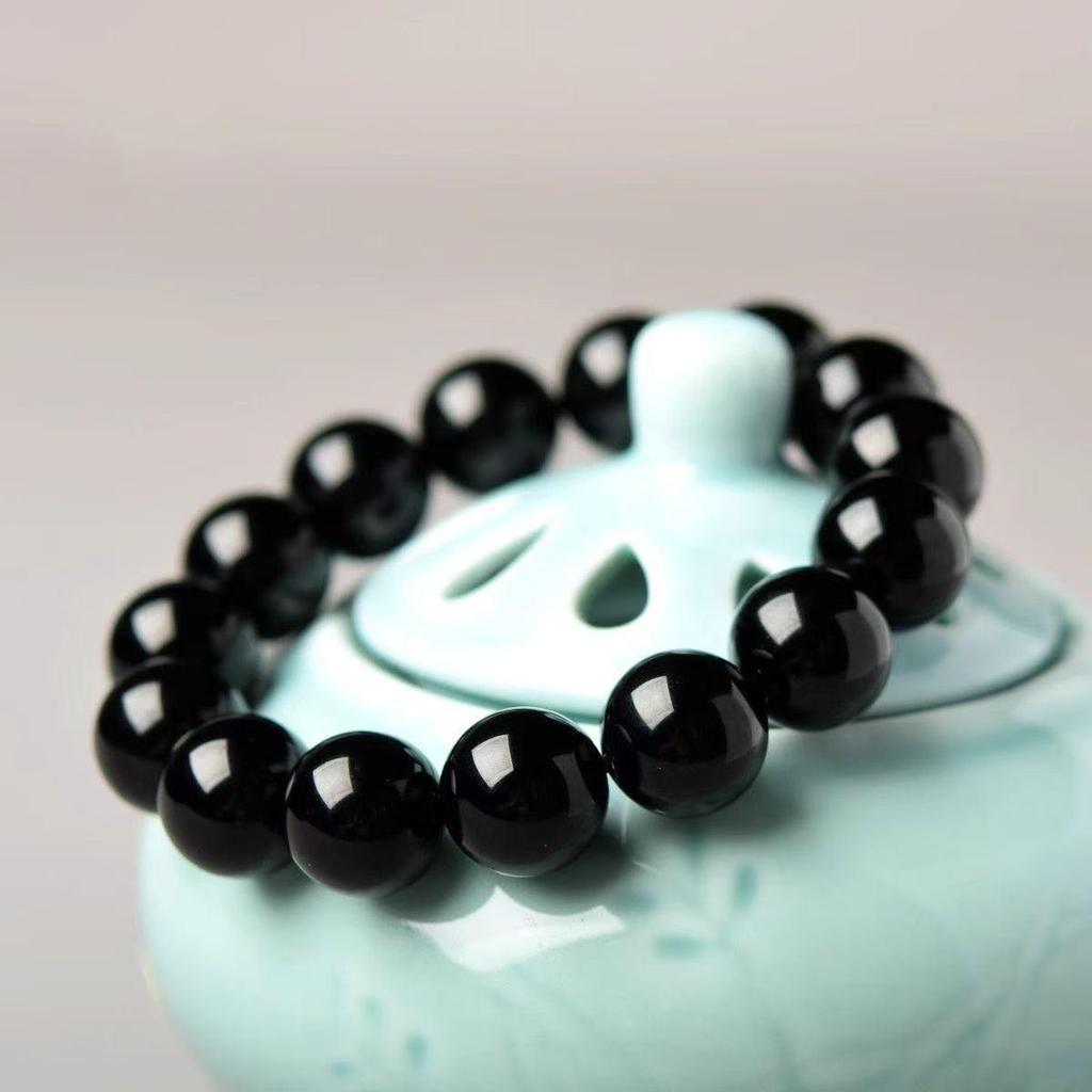 High-Quality Obsidian Bracelet: Unisex Good Luck and Prosperity Charm