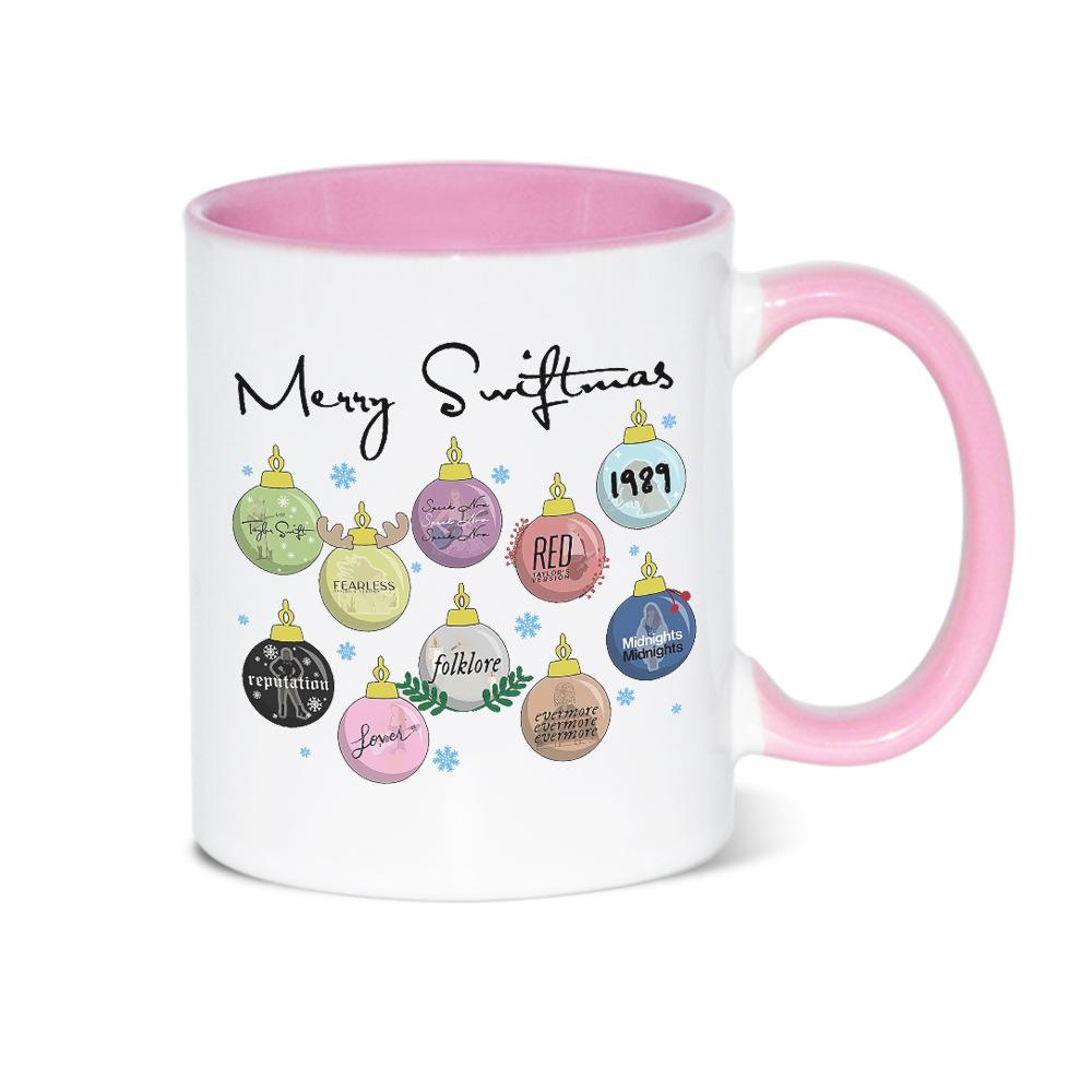 

Taylor Swift Christmas Ceramic Coffee Mug Merry Water Mug Swiftmas 301-400ml