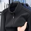 Men's Double-Sided Fleece Jacket - Warm, Casual Cardigan Hoodie for Autumn & Winter