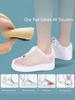 1-4Pirs High Heel Foot Cushions Forefoot Anti-Slip Insole Breathable Shoes Women Protection Foot Pad Supports Inserts
