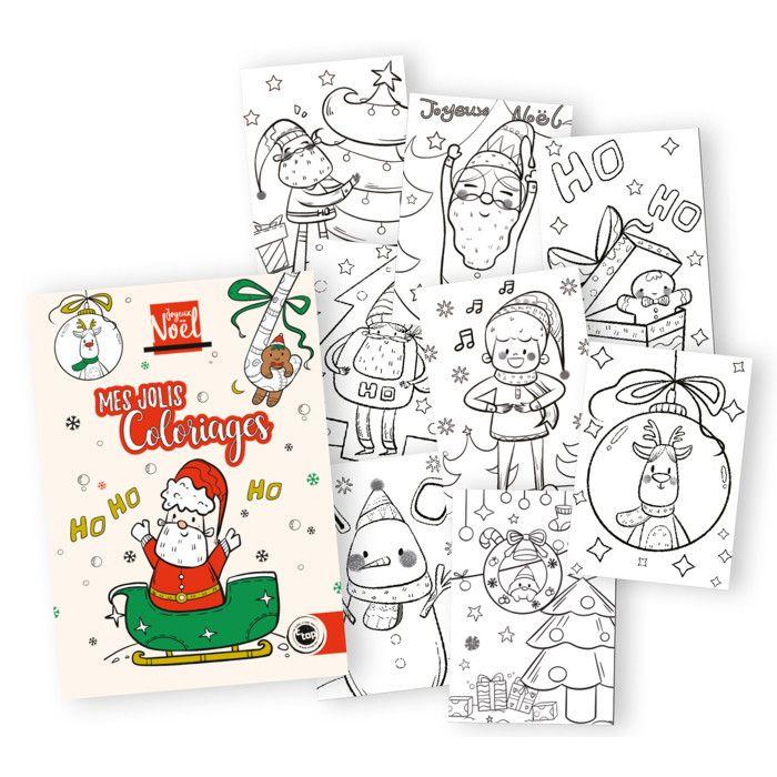 Carnet de coloriages Noël 24 pages
