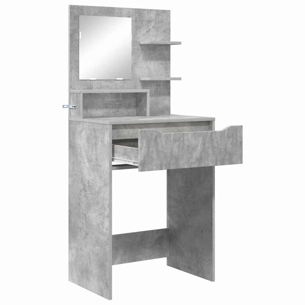 Bedroom Dressing Tables Concrete Grey 80 x 39.6 x 135 cm