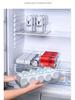 Retractable Plastic Refrigerator Organizer: Stackable Beverage and Food Storage Container