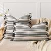 Spring Throw Pillow Covers Striped Pillow Covers with Tassel Boho Farmhouse Cushion Cover for Home Sofa Bed Living Room Decor