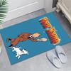 The Adventures of Tintins Design Area Rug Personalized Name- Non-Slip, Soft & Cozy Floor Mat for Living Room, Office - Indoor/Outdoor Carpet