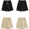 Tooling Shorts Man's Summer Japanese Thin Sports Casual Pants Man's Big Pocket Loose Five-point Pants