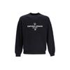 Letter Print Crew Neck Long Sleeve Sweatshirt Men Sweatshirt Navy-Blue 3L1MT5-1MD4Z-0920