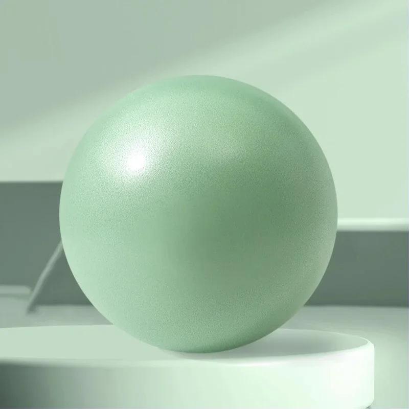 Anti-Burst Mini Yoga Ball 25cm, High Density Pilates Exercise Ball for Leg & Hip Sculpting, Home Gym Fitness Equipment зелёный