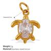 Ocean Element Conch Shell Pendant Accessories Stainless Steel Gold-Plated Beach Wind Accessories