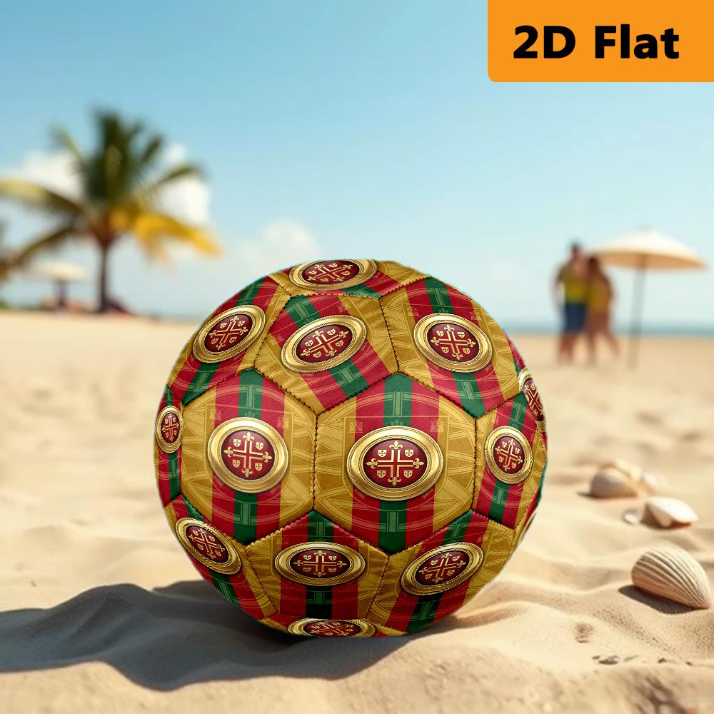 Maritime Heritage Royal Emblem Soccer Ball Suitable for Both Training and Competition Wear-resistant and Slip-resistant High Elasticity