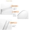 Clear Plastic Ice Scoops Transparent Mini Ice Shovel Circular/Square Mouth Dry Goods Shovel Multifunctional