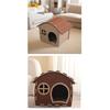Multifunctional Semi Enclosed Wear Resistant Felt Cat Bed Cat Tunnel For All Seasons
