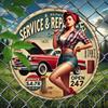 Vintage Retro Tin Metal Sign Wall Art Car Girl Poster Garage Man Cave Bar Plaque