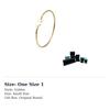 TIFFANY & CO. T 18K Gold Bangles Women's GRP07791