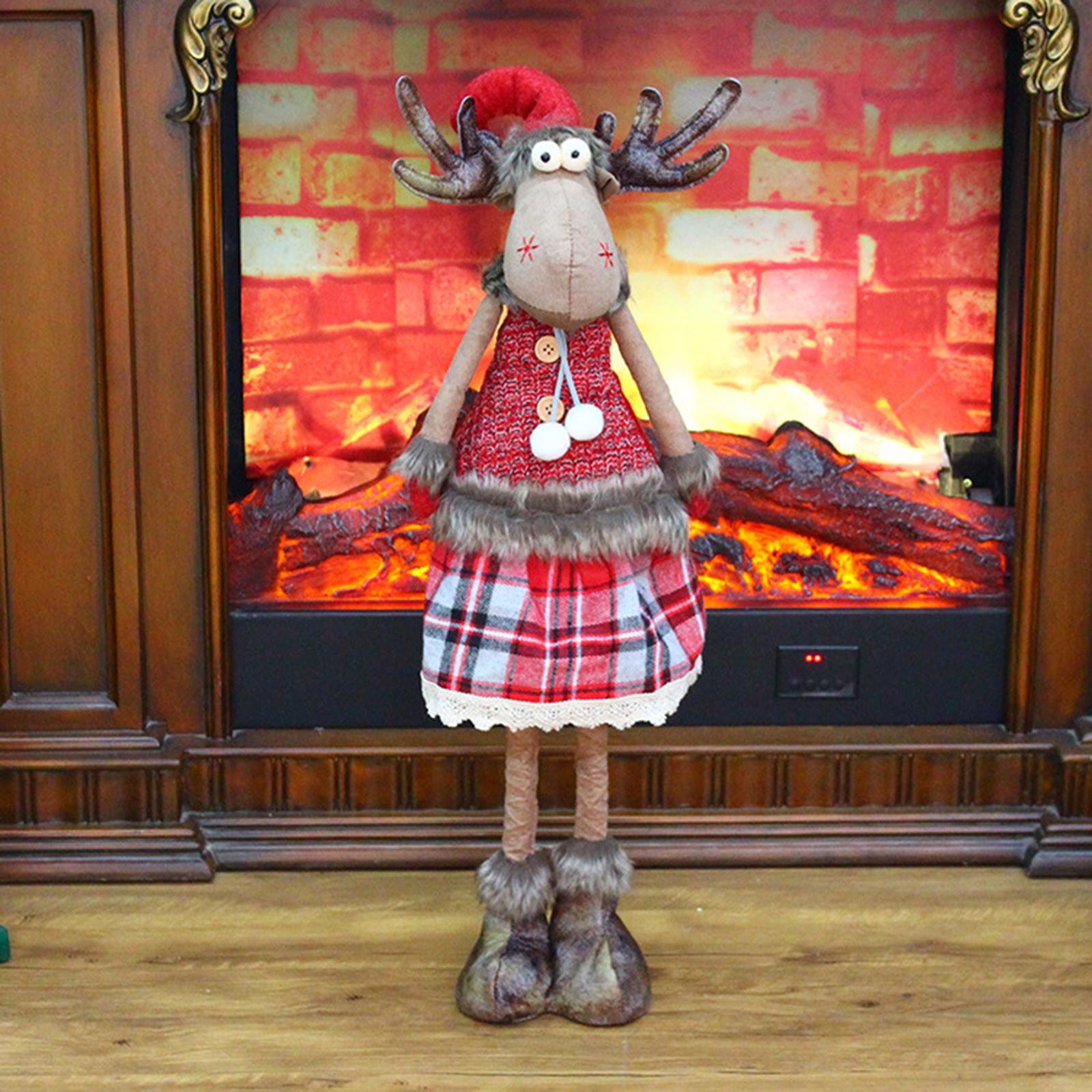 

Детские плюшевые украшения с оленями, рождественские подарки с оленями