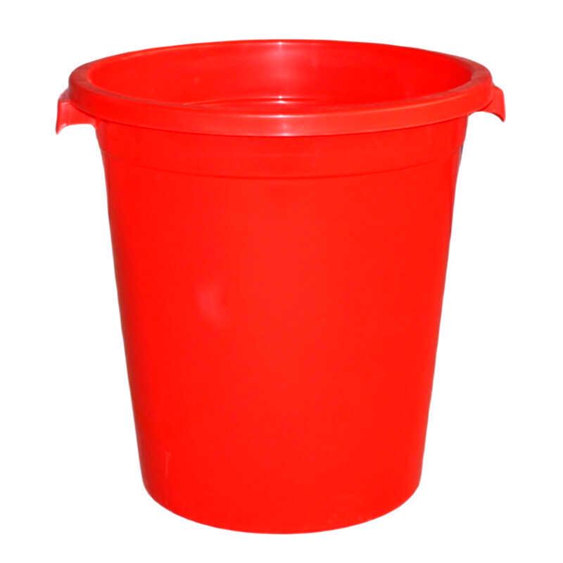Großer, verdickter Kunststoff-Aufbewahrungseimer mit Deckel - Ideal für Wasser, Müll oder Fermentation