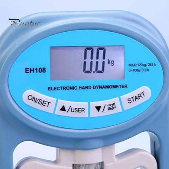 Electric Grip Strength Tester LED Display Hand Grip Dynamometer Adjustable Gripper Trainer Handheld Grip Measurement Meter Hand Grip Power