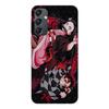 Phone Case - MANIACASE - Samsung Galaxy A34 - Silicone - Black - Demon Slayer
