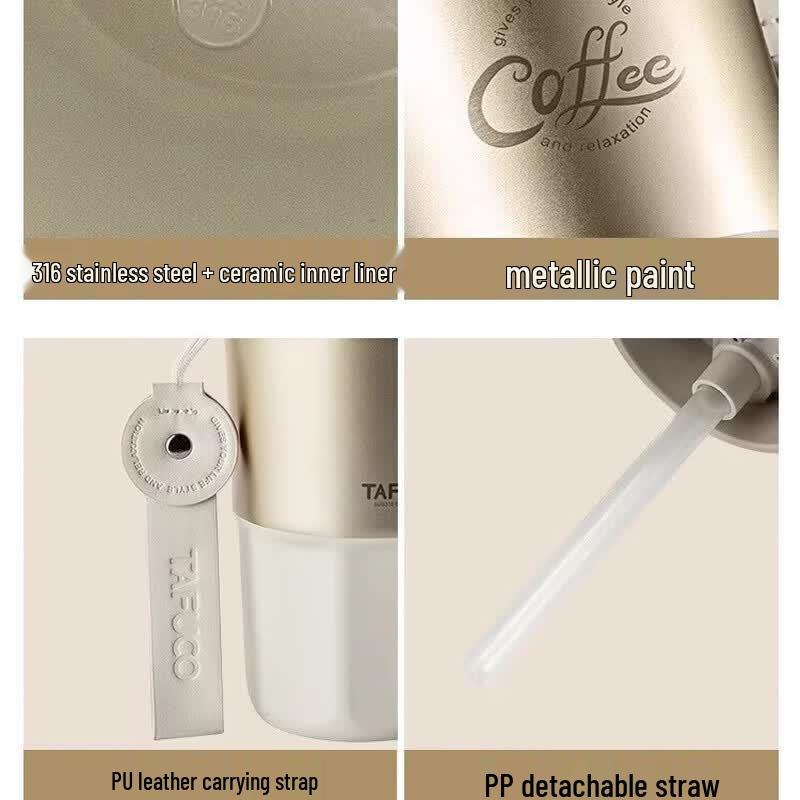 TAFUCO T2465 316 Stainless Steel Insulated Coffee Mug