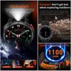2026 New Outdoor 1100mAh Large Battery Watches Men GPS Compass Waterproof Sports Smart Watch Bluetooth Call AMOLED HD Smartwatch
