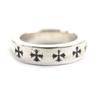 Excellent CHROME HEARTS Ring Spacer Ring Forever 0.2"" Silver 925 Mens Used