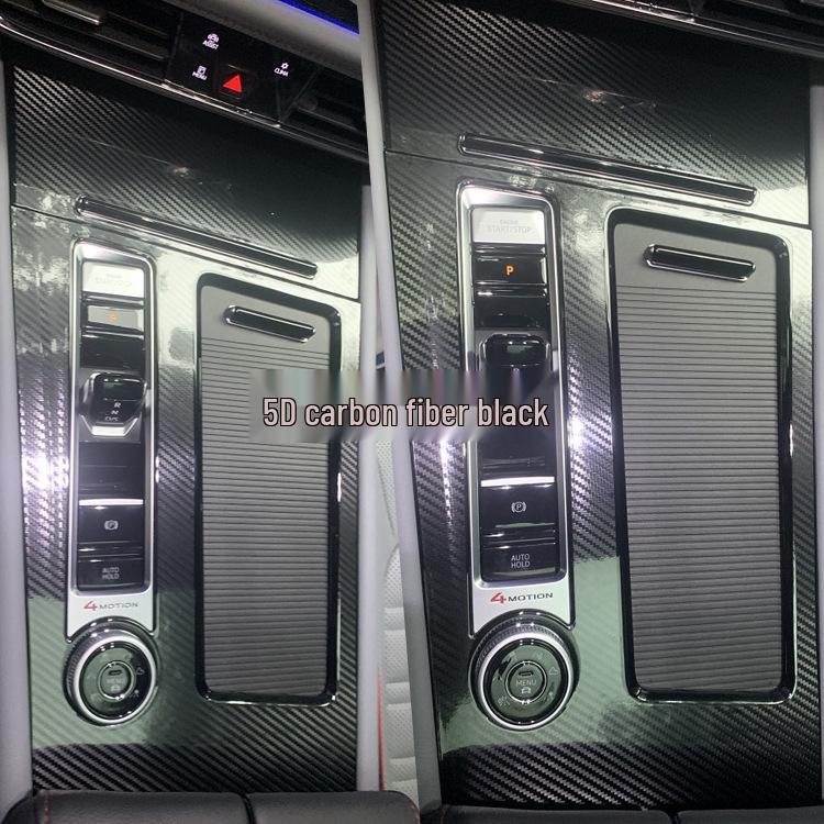 21 Volkswagen Teramont Interior Carbon Fiber Gear Shift Trim Anti-Scratch Sticker