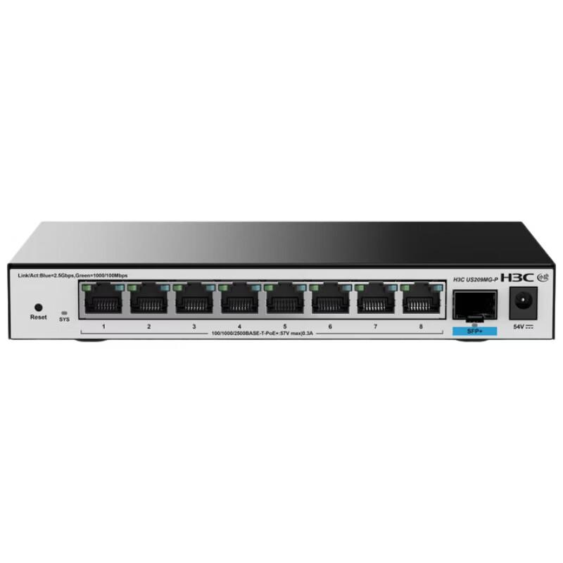 

H3C US209MG-P Managed Gigabit PoE Switch